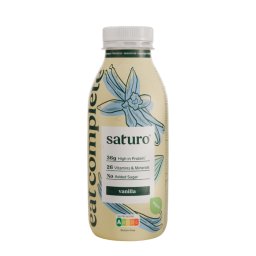 SATURO Înlocuitor de mese RTD 400 ml vanilie simplă