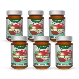 GymBeam Jammy Spread 6 x 220 g măr