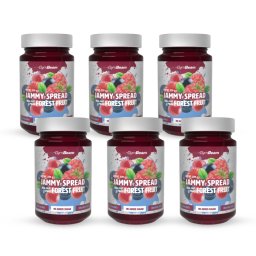 GymBeam Jammy Spread 6 x 220 g fructe de pădure