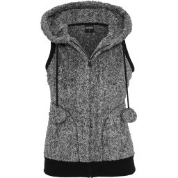 Urban Classics Vestă gri / negru