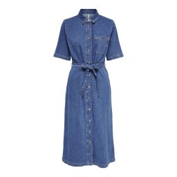 ONLY Rochie tip bluză 'Lana' albastru denim