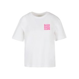 Mister Tee Tricou 'Bad Babes Club' gri / roz / roz / alb