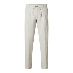 SELECTED Pantaloni cu dungă 'SLH196-Leroy' grej