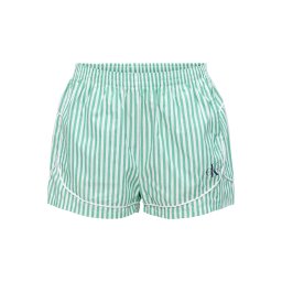 Calvin Klein Pantaloni de pijama verde / alb