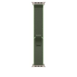 Apple Watch 49mm Green/Neon Trail Loop - S/M - Natural Titanium Finish