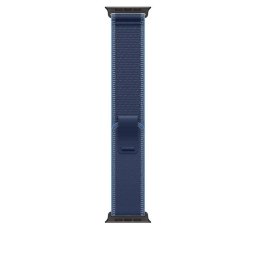 Apple Watch 49mm Blue/Bright Blue Trail Loop - S/M - Black Titanium Finish