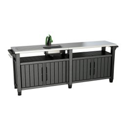Masă de grătar de grădină din plastic Unity Chef