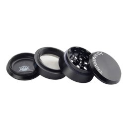 Grinder Champ High aluminiu aerospatial negru 4 Parti Ø60mm