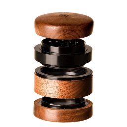 Grinder Marley Natural Small lemn si aluminiu 4 Parti Ø60mm (USA)