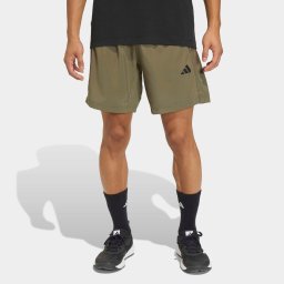 Șort de fitness ADIDAS Kaki Bărbați