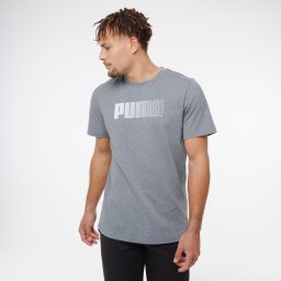 Tricou din bumbac Puma Gri Bărbați