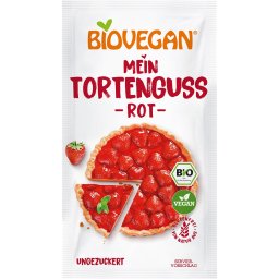 Gelatina vegana rosie, nativ fara gluten, 2x7g bio 14g