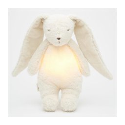 Pluș de îmbrățișat cu sunete și lumină Moonie iepuraș 2.0 organic polar