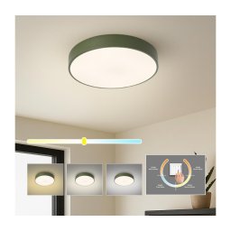 Brilagi - Plafonieră LED POOL, 36W/230V, 3000/4000/6000K, 30 cm, verde