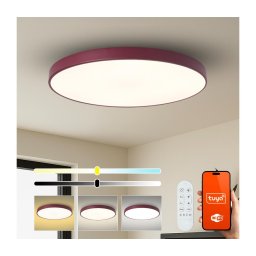 Brilagi-LED Corp de iluminat reglabil pentru piscină SMART LED 128W 230V 100 cm Wi‑Fi Tuya + telecomandă burgund