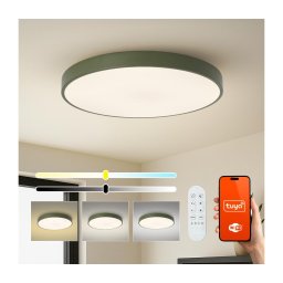 Brilagi-LED Corp de iluminat cu dimmer POOL SMART LED/100W/230V 80 cm Wi-Fi Tuya+telecomandă, verde