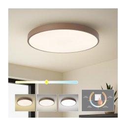 Brilagi - Plafonieră LED POOL, 100 W, 230 V, 3000/4000/6000 K, 80 cm, maro