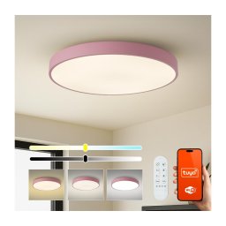 Brilagi-LED Lampă LED dimabilă pentru piscină POOL SMART LED/100W/230V 80 cm Wi-Fi Tuya+telecomandă roz