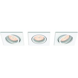 Philips 50193/31/PN - Set 3x spoturi LED RGBW încastrate, dimmabile, 1x GU10/4,8W/230V, alb + telecomandă