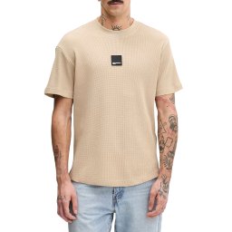 KARL LAGERFELD M T-Shirt Klj Curved Hem Waffle B1M17082 1dx twill
