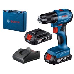 Bosch GSR 185-LI Masina de gaurit si insurubat 50Nm+ 2 acumulatori Li-Ion 18V, 2Ah + incarcator + Valiza profesionala