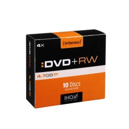 DVD+RW 4x SC 4,7GB Intenso 10 pieces