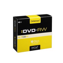 DVD-RW 4x SC 4,7GB Intenso 10 pieces