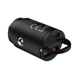 Husa BLCC30WUSBUSBC - Black Label Mini USB-A + USB-C Car Charger 30W