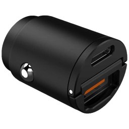 Husa CCMINIUSBUSBC - USB-A / USB-C Mini Car Charger 30W [PRO POWER]