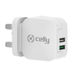 Husa TC2USBTURBO - 2 USB-A Wall Charger 17W UK plug [TURBO]