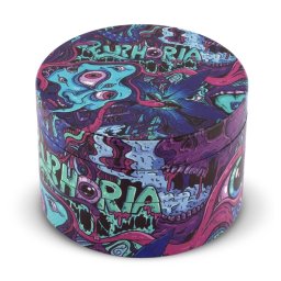 Grinder Euphoria Psychedelic Skull Premium metalic 4 Parti Ø63mm