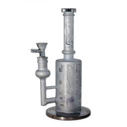 Blaze Bong din sticla PCB Sandblasted Percolator 25.5cm