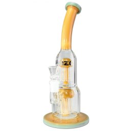 Blaze Bong din sticla Bubbler Glass 2x Tree Perco 29cm