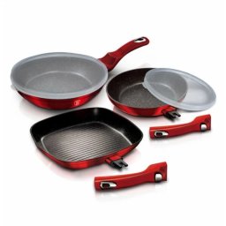 BERLINGER HAUS BH/6796 Metallic Line Burgundy Edition Tigaie set 5db-os