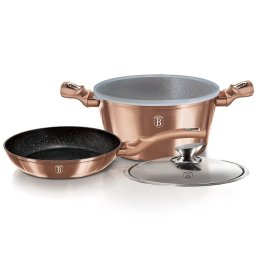 BERLINGER HAUS Metallic Line Rose Gold Edition Set vase 4 cu părţi BH/6200