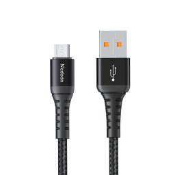 Cablu USB la Micro-USB, Aluminiu, Nailon Impletit, 1m - Mcdodo (CA-2281) - Black