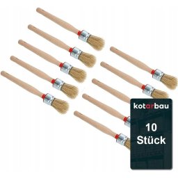 25mm inel rotund perie rotundă perie set 10pcs.