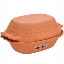 Oală romană ovală de faianță 4l