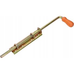 Zăvor arc bolt 380/13 mm garaj uși – Culoare galbenă