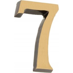 Numărul casei "7" numărul ușii 3d 5cm patină