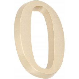 Numărul casei "0" numărul ușii 5 cm satin