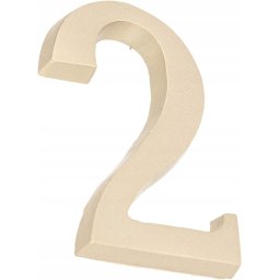 Numărul casei "2" numărul ușii 5 cm satin