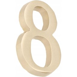 Numărul casei "8" numărul ușii 5 cm satin