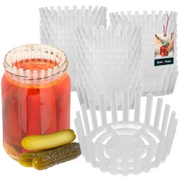 Clemă pentru borcane de conservare a murăturilor 82 mm set de 36 buc.