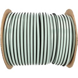 Sigiliu adeziv e pentru ferestre uși negru 15x8 mm x 15 m