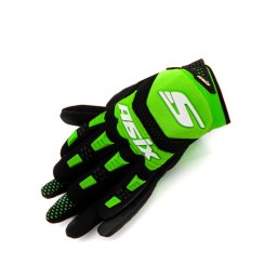 Manusi enduro atv cross Asix AS3 Junior, culoare verde lime, marime YL
