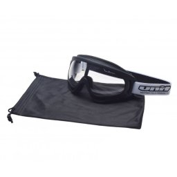 Ochelari copii motocross atv enduro Unit, culoare rama negru, lentila transparenta