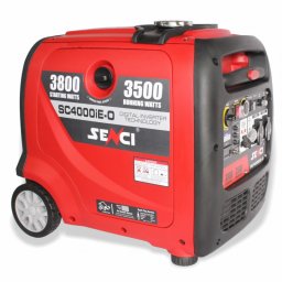 Generator de curent benzina SENCI SC4000iE-O monofazat AVR 3,8 kW pornire electrica