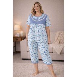 Pijama Bumbac Cod PMS BLEO