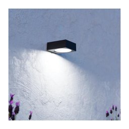 Eglo DARFANO 901914-LED Lampă solară cu senzor, LED 6,5 W / 3,7 V, 2000 mAh, negru